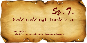 Szécsényi Terézia névjegykártya